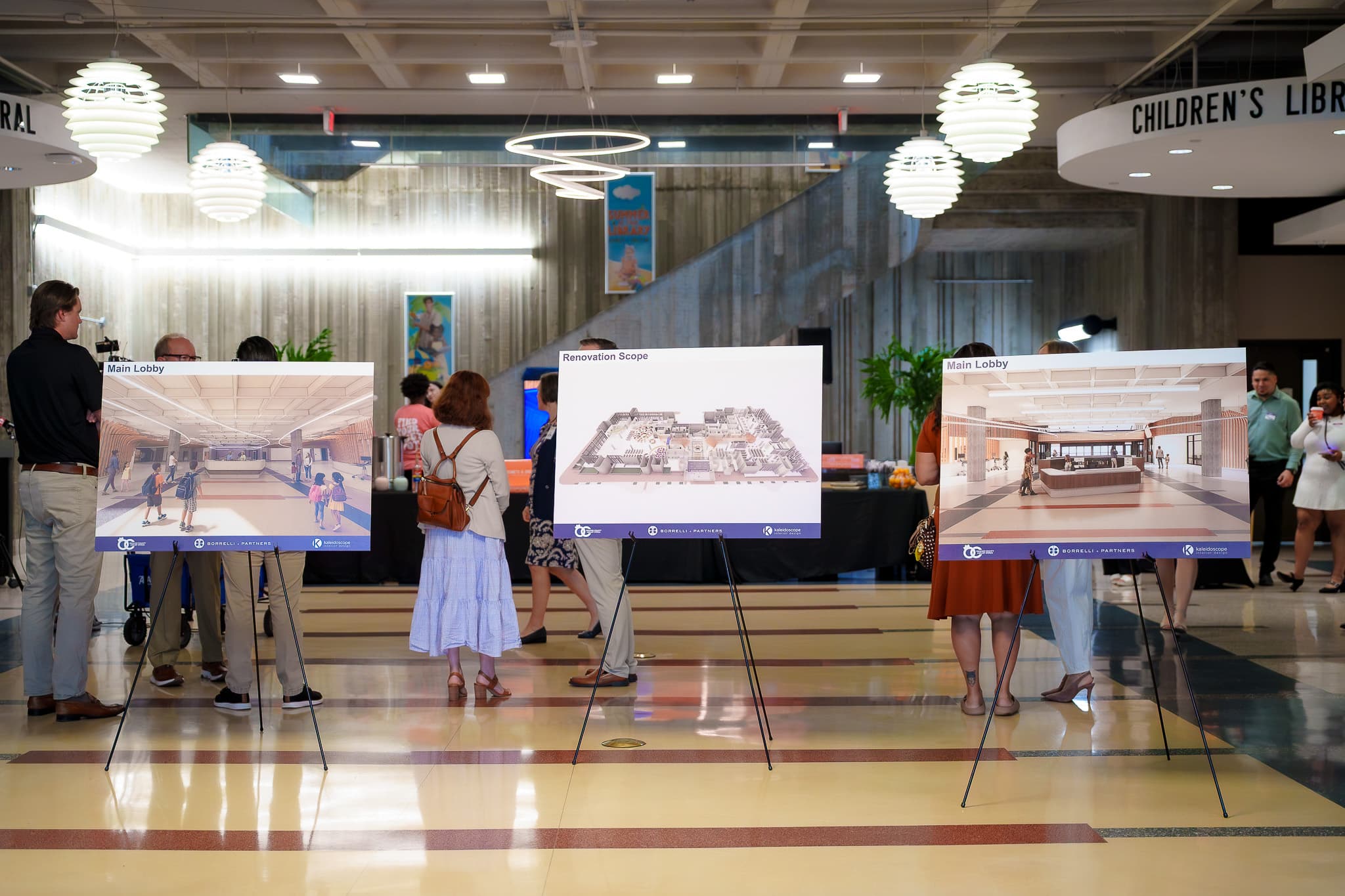 A Fresh Look at Orlando Public Library: Rendering Unveiling Event